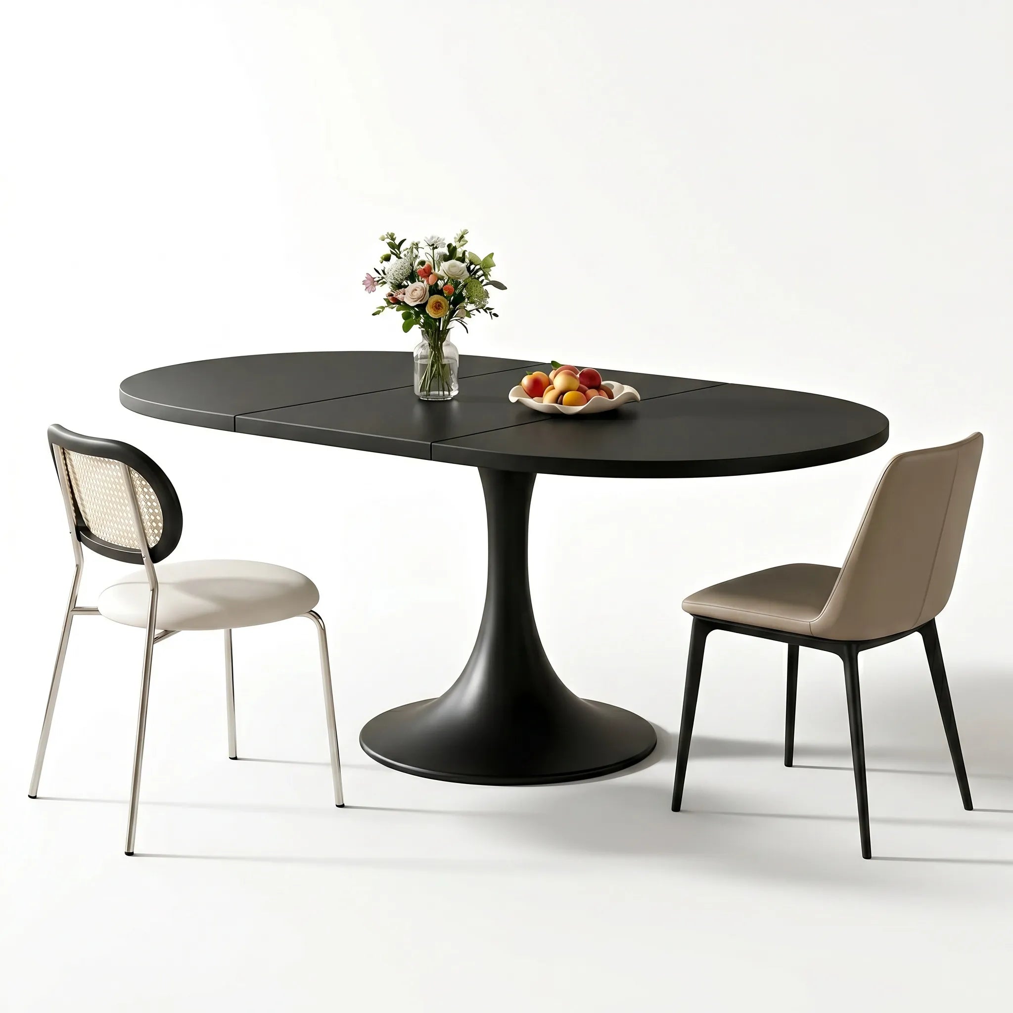 Table à manger ronde à ovale Elvano