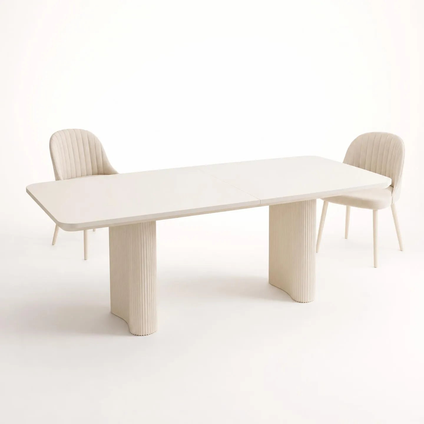 Table à manger rectangulaire Rovana