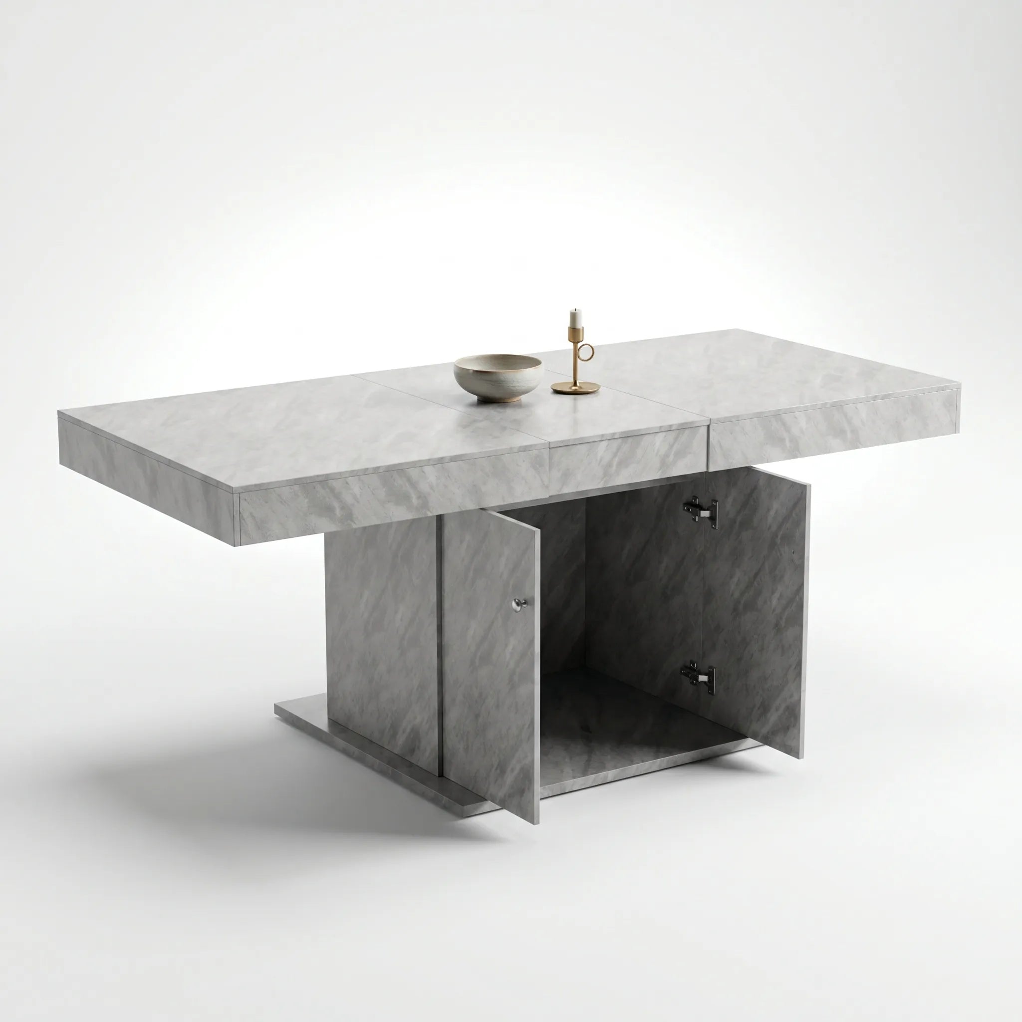 Table à manger extensible extension automatique Rialto