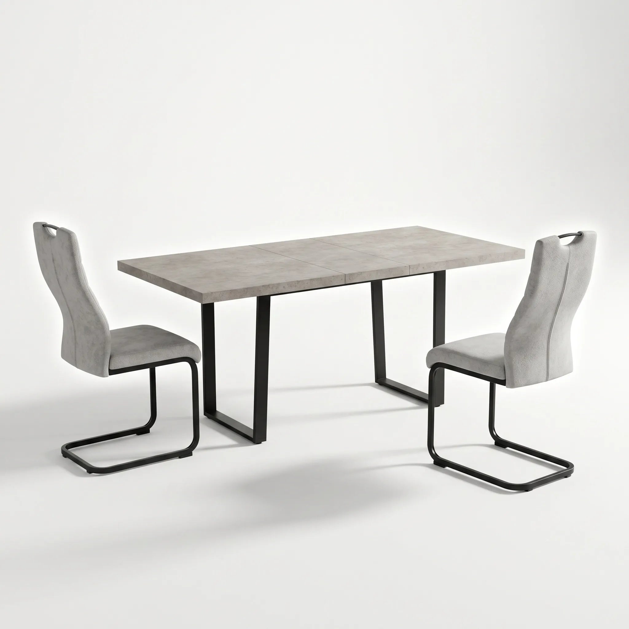 Ensemble table à manger extensible et chaises Ilyria