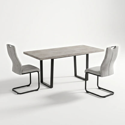 Ensemble table à manger extensible et chaises Ilyria