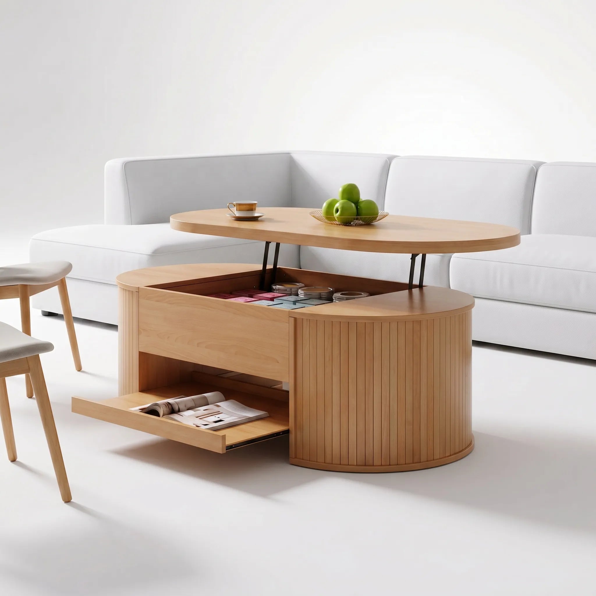 Table basse relevable Trevano
