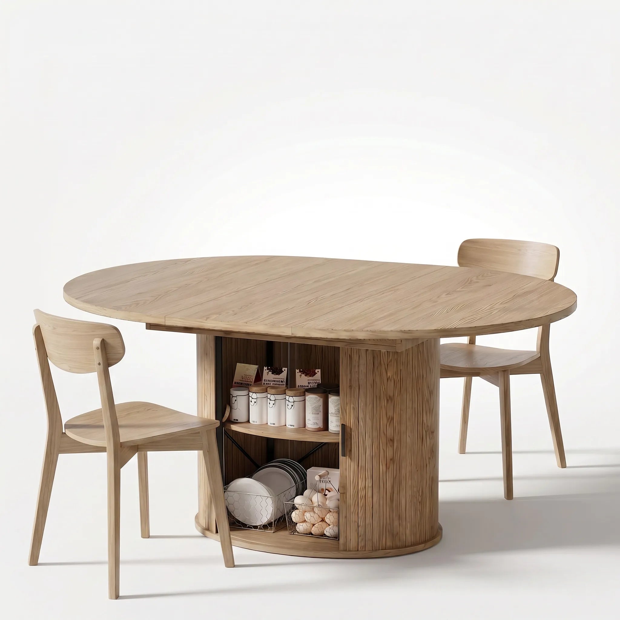 Table à manger ronde à ovale Marzino
